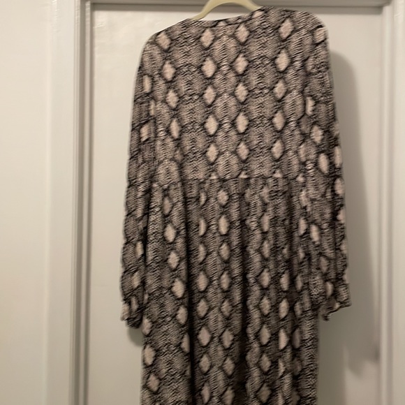 Snakeskin Pattern Babydoll Dress - Picture 5 of 5